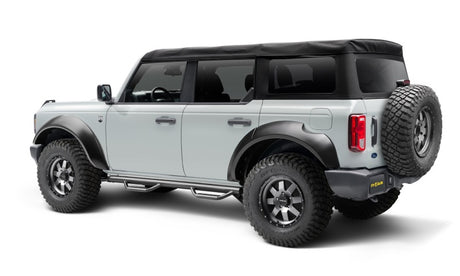 2021-2025 Bronco 4-Door SRW Black 3" Nerf Steps - View 5 | Dirty Garage