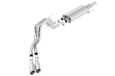 Borla 10-14 Ford F-150 SVT Raptor 6.2L-8cyl SS Catback Exhaust - View 2 | Dirty Garage