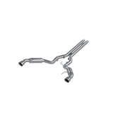 2015-2017 Mustang GT 5.0 3" Cat Back Dual Split Rear Race Version 4.5" Tips | Dirty Garage