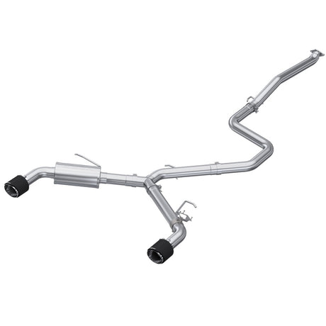2022-2023 Elantra N 2.0L Turbo 5" OD CF Tips Dual Outlet 3" Cat Back Exhaust | Dirty Garage