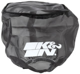 Universal 6in ID x 6inH Closed Top Black Drycharger Air Filter Wrap | Dirty Garage