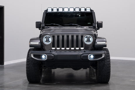 2018-2026 JL Wrangler Elite Max LED Headlights - View 2 | Dirty Garage