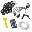 Universal Fiber Optic LED Interior Kit ColorSHIFT 6 Piece | Dirty Garage