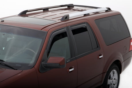1998-2018 Navigator Ventvisor In-Channel Front Rear Window Deflectors Smoke 4-Piece - View 3 | Dirty Garage