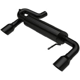 2021-2025 Bronco 2.3L Axle Back Exhaust Dual Split Rear Style Black Tips | Dirty Garage