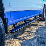 Westin 2019 Chevrolet Silverado/Sierra 1500 Crew Cab Non LD PRO TRAXX 5 Oval Nerf Step Bars - Black - View 3 | Dirty Garage