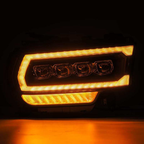2019-2021 Ram HD Nova-Series LED Projector Black Headlights Active Light Sequential Signal DRL - View 4 | Dirty Garage