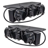 2021-2022 Bronco Triple LED Fog Light Kit Steel Bumper - View 3 | Dirty Garage