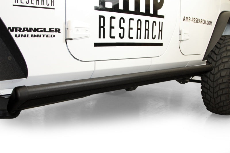 2018-2024 Wrangler JL 4-Door PowerStep Black Running Board - View 3 | Dirty Garage