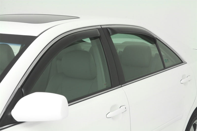 2007-2011 Camry Ventvisor Front and Rear Window Deflectors Smoke 4-Piece - View 4 | Dirty Garage