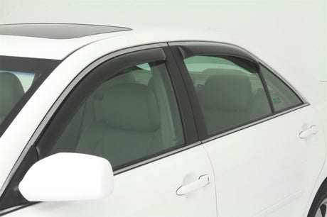 2007-2011 Camry Ventvisor Front and Rear Window Deflectors Smoke 4-Piece - View 4 | Dirty Garage