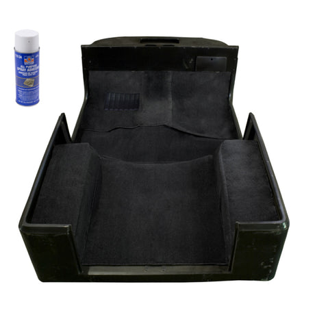 Rugged Ridge Deluxe Carpet Kit Adhesive Black 76-95 Jeep CJ / Jeep Wrangler M | Dirty Garage