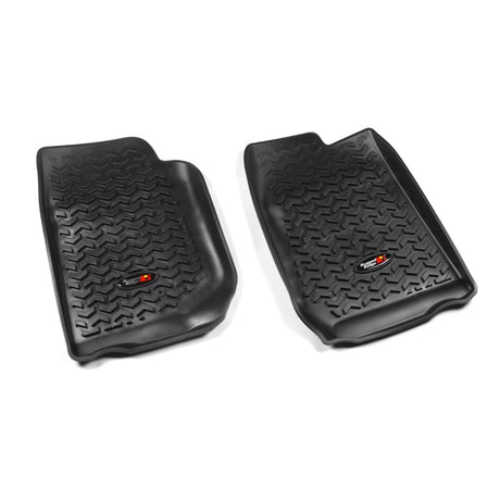 Rugged Ridge Floor Liner Front Black 2007-2018 Jeep Wrangler Unlimited JK 4 Dr - View 2 | Dirty Garage