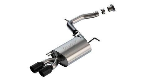 Borla 20-22 Hyundai Palisade/2023 Kia Telluride 3.8L V6 S-Type Axle-Back Exhaust w/ Black Chrome Tip - View 2 | Dirty Garage
