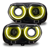 2015-2021 Challenger RGB+W Headlight DRL Upgrade Kit ColorSHIFT+W - View 4 | Dirty Garage