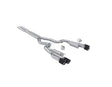 2024-2026 Mustang 5.0L T304 SS 3" Cat Back Exhaust Quad Carbon Fiber Tips Valve Delete | Dirty Garage