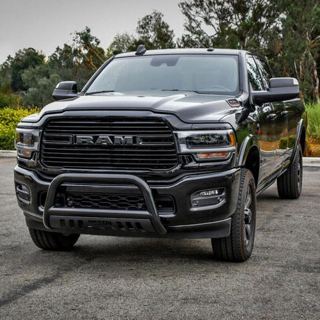 2019-2024 Ram HD E-Series Black Bull Bar - View 2 | Dirty Garage