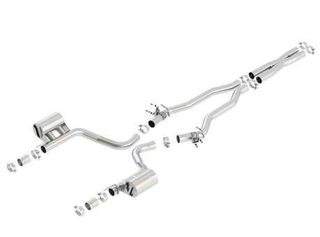 Borla 2015 Dodge Challenger Hellcat 6.2L V8 ATAK Catback Exhaust No Tips Factory Valance | Dirty Garage