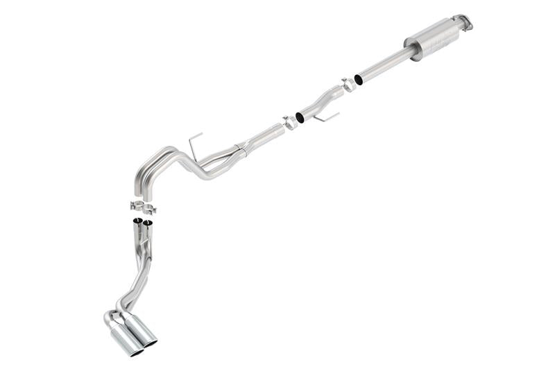Borla 15-16 Ford F-150 3.5L EcoBoost Ext. Cab Std. Bed Catback Exhaust ATAK Truck Side Exit - View 2 | Dirty Garage
