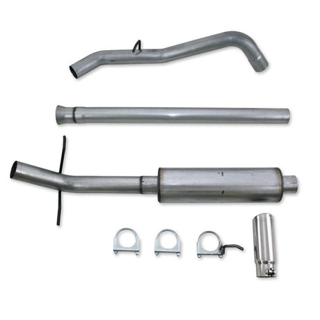 2011-2013 GM 1500 6.2L 3.5" Cat Back Single Side Exhaust - View 2 | Dirty Garage