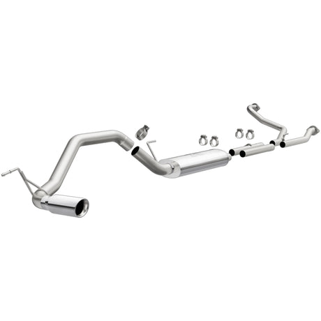 2007-2015 Titan V8 CatBack Single MF Polished Stainless Steel Exhaust | Dirty Garage