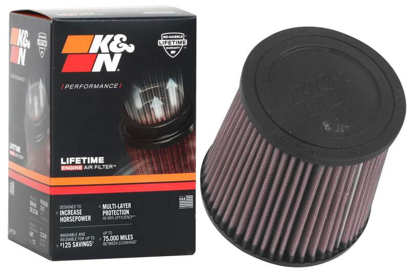 Universal Air Filter 4in Flange/5-3/8 in Base/4-1/2in Top/5in Height - View 10 | Dirty Garage