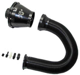 Universal Apollo Black Cold Air Intake - 70mm OD FLG PP - View 2 | Dirty Garage
