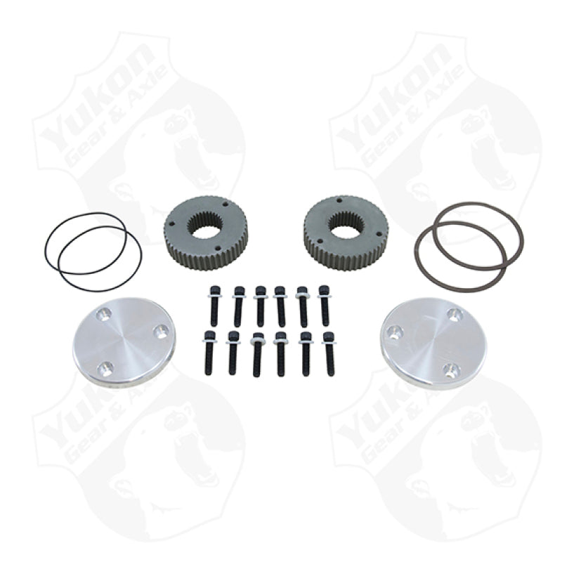 1971-2015 Dana 60 Hardcore Drive Flange Kit 30-Spl Outer Stubs w/ Engraved Caps - View 2 | Dirty Garage