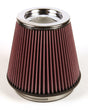 Universal Round Tapered Universal Air Filter 6in Flange ID x 7.5in Base OD x 5in Top OD x 6.5in Height | Dirty Garage