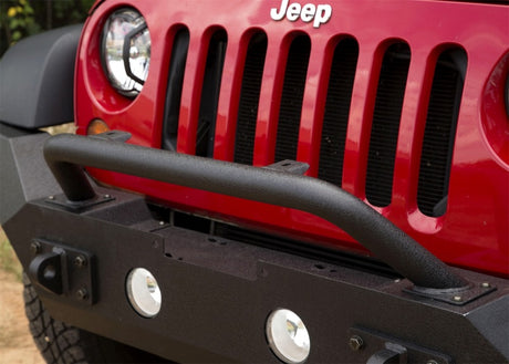 Rugged Ridge Spartan Front Bumper HCE W/Overrider 07-18 Jeep Wrangler JK - View 4 | Dirty Garage