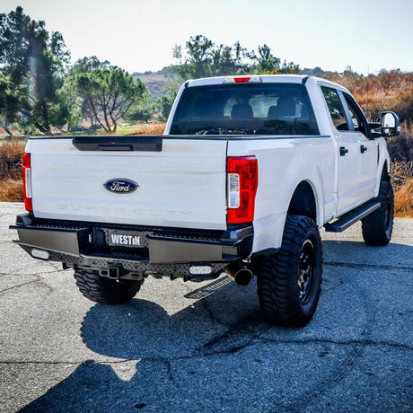 2017-2022 Super Duty HDX Bandit Black Rear Bumper - View 3 | Dirty Garage