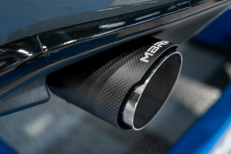 2019-2021 VW Jetta GLI 3" Catback Dual Split Rear Exit Exhaust Carbon Fiber Tips - View 4 | Dirty Garage