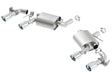 Borla 16 Chevy Camaro SS 6.2L w/ Dual NPP Atak Quad RD RL Tips Dual Exit Rear Section Exhaust | Dirty Garage