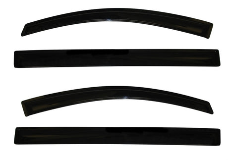 2011-2018 Sienna Ventvisor Outside Mount Window Deflectors 4-Piece Smoke - View 4 | Dirty Garage