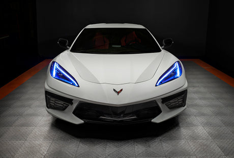 2020-2025 Corvette C8 RGB+A Headlight DRL Upgrade Kit w/  ColorSHIFT BC1 Controller - View 5 | Dirty Garage