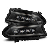 2015-2023 Charger Nova-Series LED Projector Alpha-Black Headlights Sequential Signal Switchback DRL | Dirty Garage