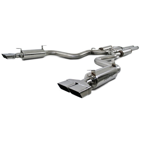 2008-2011 Dodge Challenger SRT8 6.1L Hemi T304 Cat Back Dual Split Rear - View 2 | Dirty Garage