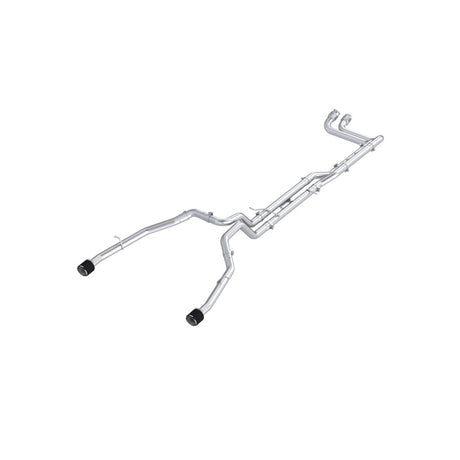 2025 Ram HD 3" Dual Split Rear Cat Back Carbon Fiber Tips | Dirty Garage
