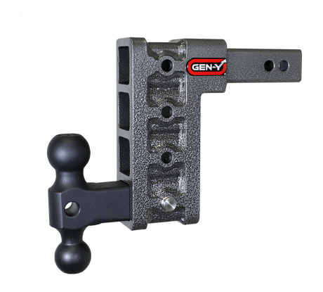 Gen-Y Mega Duty 2in Shank 7.5in Drop 1.5K TW 10K Hitch w/GH-031 Dual-Ball | Dirty Garage