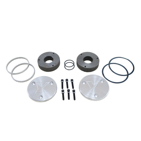 1971-2004 Dana 60 Hardcore Drive Flange Kit 35-Spl Outer Stubs with Engraved Caps - View 2 | Dirty Garage