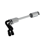 2015-2020 F-150 Pre Axle 4" OD Dual Outlet 3" Black Coated Cat Back Exhaust | Dirty Garage