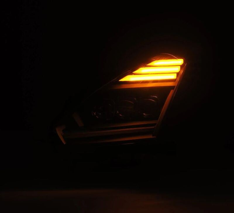 2009-2025 GT-R Nova-Series LED Projector Black Headlights - View 4 | Dirty Garage