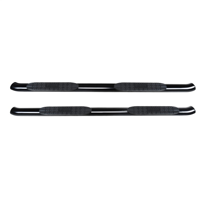 Westin 2019-2026 Chevy Silverado/Sierra 1500 Crew Cab Non LD PRO TRAXX 4 Oval Nerf Step Bars - Black - View 7 | Dirty Garage