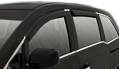 2011-2017 Odyssey Ventvisor Outside Mount Window Deflectors Smoke 4-Piece - View 3 | Dirty Garage