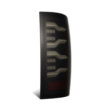 2009-2018 Ram HD Luxx-Series LED Tail Lights Alpha-Black with Activation Light and Sequential Signal - View 3 | Dirty Garage