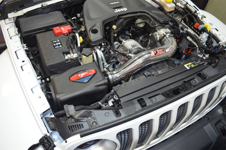 2018-2025 Wrangler V6 3.6L Polished Power-Flow Air Intake System - View 4 | Dirty Garage