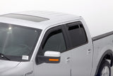 2009-2014 F-150 Supercrew Front Rear Ventvisor In-Channel Window Deflectors Smoke 4-Piece - View 4 | Dirty Garage