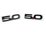 2015-2017 Mustang 5.0L Fender Emblem Black - View 4 | Dirty Garage