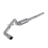 2019-2024 Ranger Ecoboost 2.3L 4" OD Tip Single Side Exit 3" AL Cat Back - View 2 | Dirty Garage