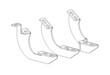 Go Rhino 24-25 Lexus GX550 Brackets for V-Series V3 RB Side Steps | Dirty Garage